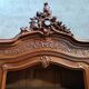 Rococo library in walnut
