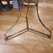 Large bistro pedestal table, 70 cm in diameter, circa 1900.