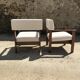 Paire de fauteuils scandinave