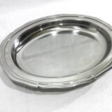 Silver Metal Serving Dish