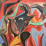 André masson, orphée, 1972. signed lithograph