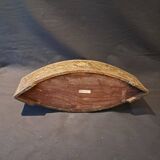 Art Nouveau Cachepot Planter in Marquise Shape with Floral Decoration in Lai