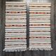 Moroccan ethnic white kilim carpet 70x150 cm