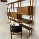 Mid-Century Scandinavian Teak Wall Unit, 1950s