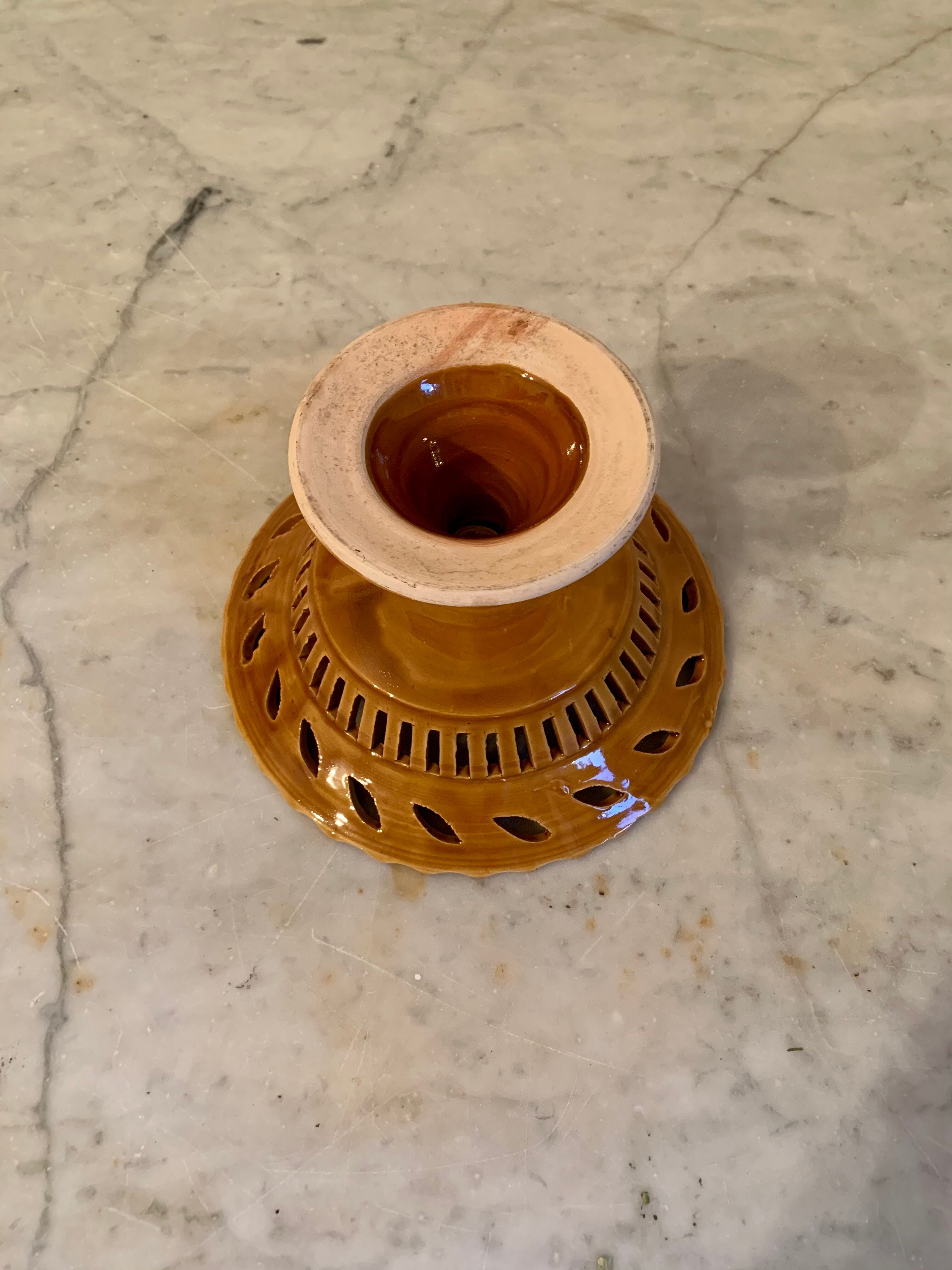 Honey-colored Compotier