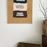 Silver Memory - Contemporary Textured Canvas Painting