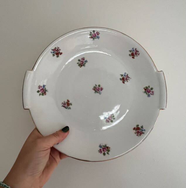 Floral dessert service