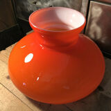 Orange opaline lampshade