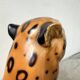 XL Italian ceramic leopard sculpture statue 1970