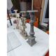4 wooden candle holders