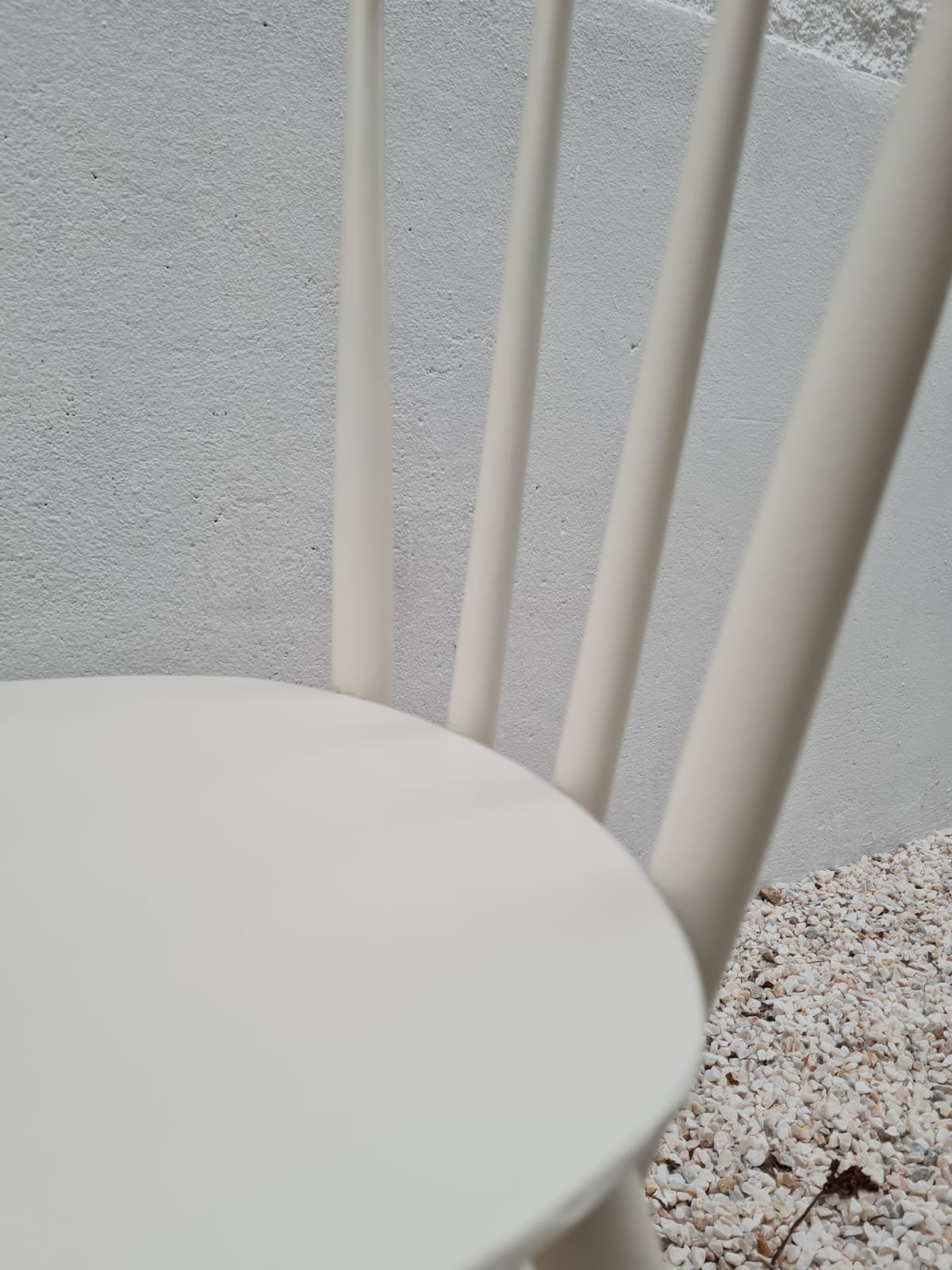 White bistro chair