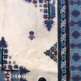 Tapis berbère tunisien vintage en laine fait main – 199 x 252 cm - 1C1035