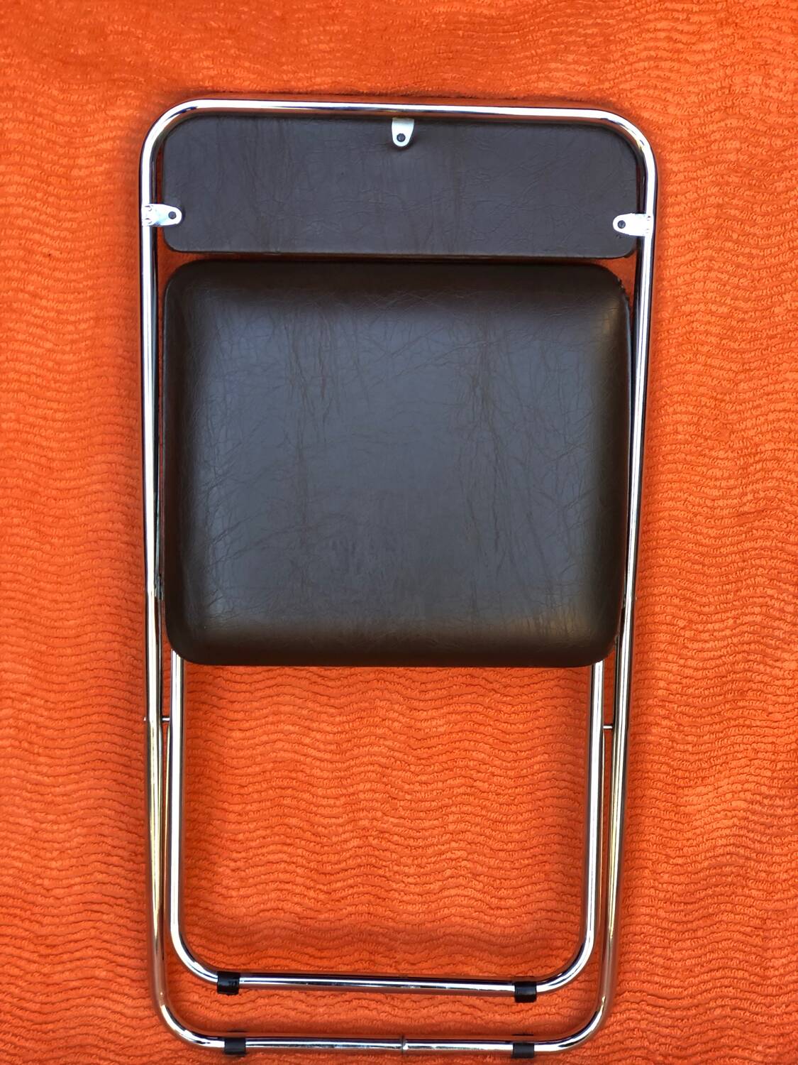 SET OF 2 VINTAGE FOLDING CHAIRS 1970 SKAI BROWN