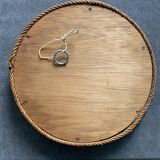 Design mirror in braided rope, 1960