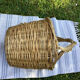Grand panier osier artisanal