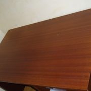 Wood and metal design desk