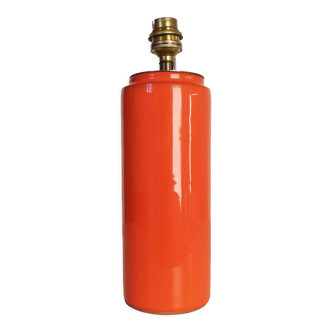 Ceramic lamp stand, orange