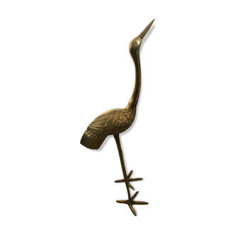 Brass Heron 82 cm