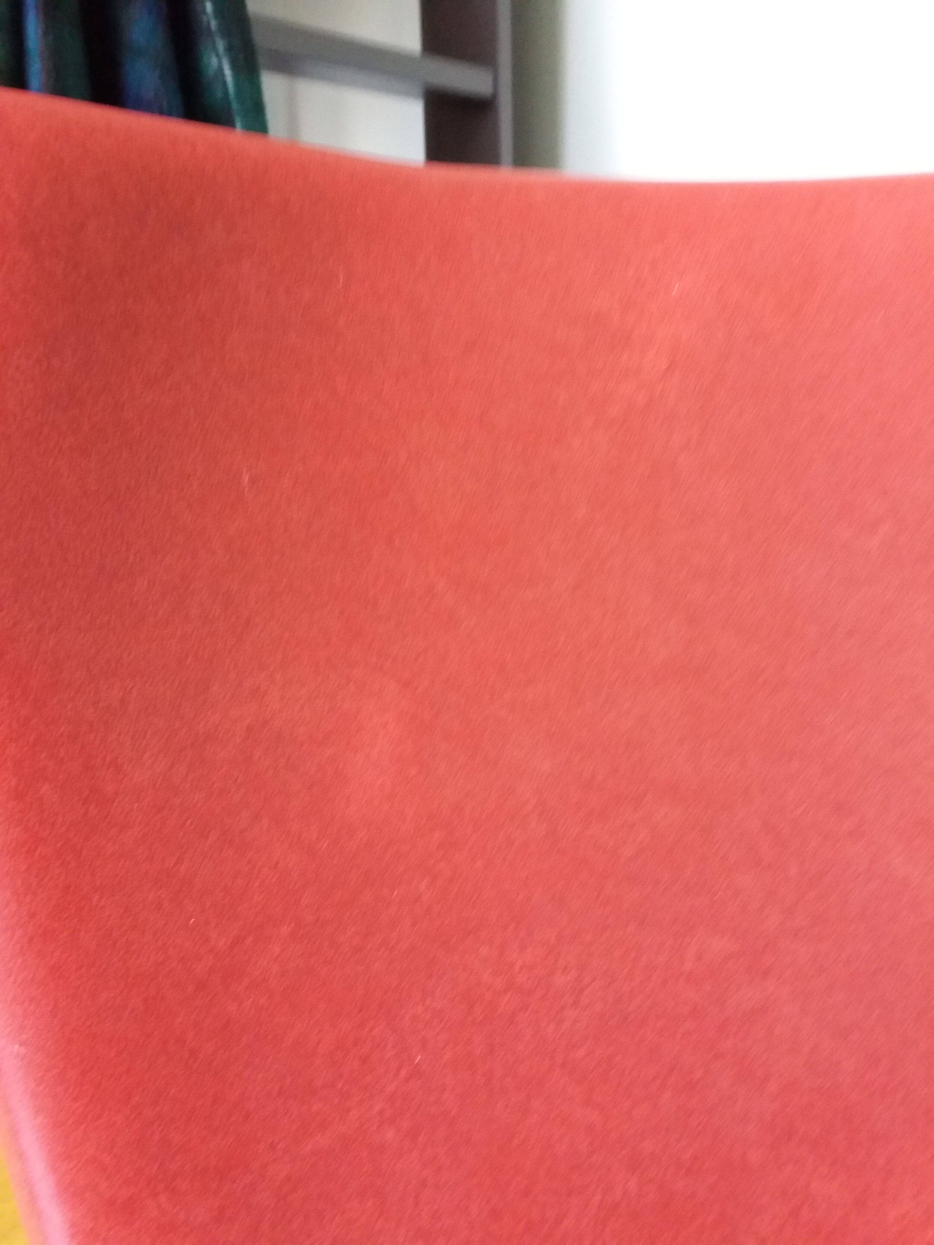 Baumann skai red imitation leather chairs from the 1950s