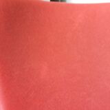 Baumann skai red imitation leather chairs from the 1950s