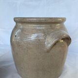 Glazed stoneware pot