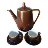 Villeroy and Boch coffee maker and 2 cups