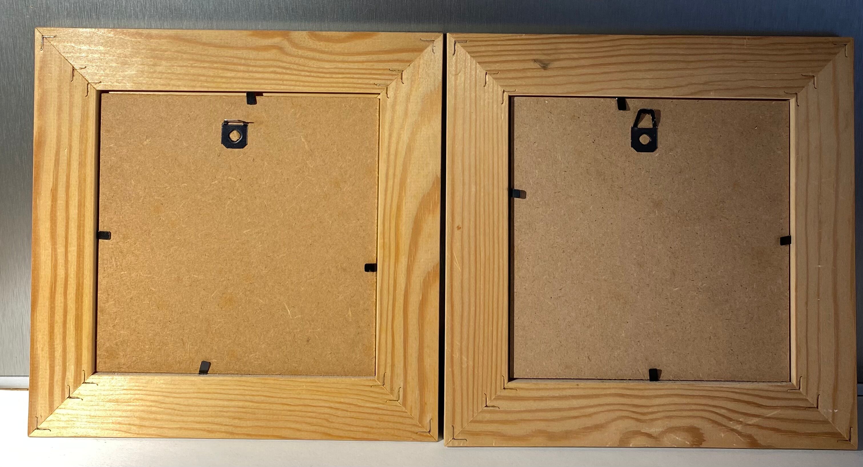 Two botanical paintings, lavender and Mediterranean pines