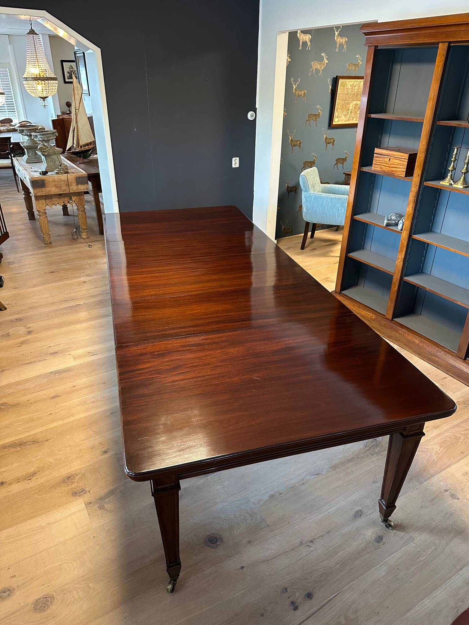 Large antique dining table