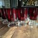 Set of 12 Luminarc wine glasses model Sweden red
