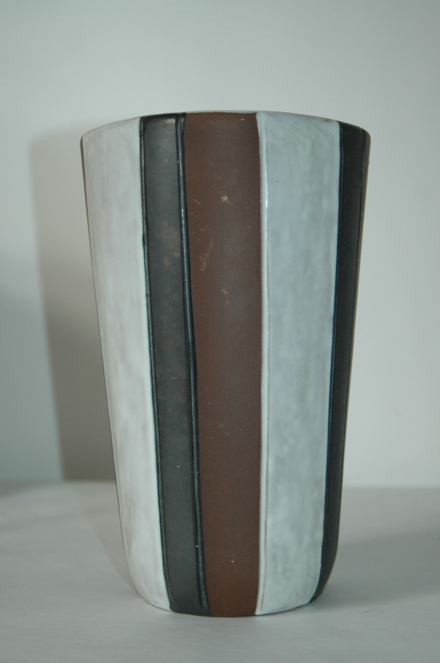 vase in sandstone by Elchinger, ceramic around 1960