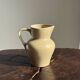 Small beige stoneware jug H14 L15