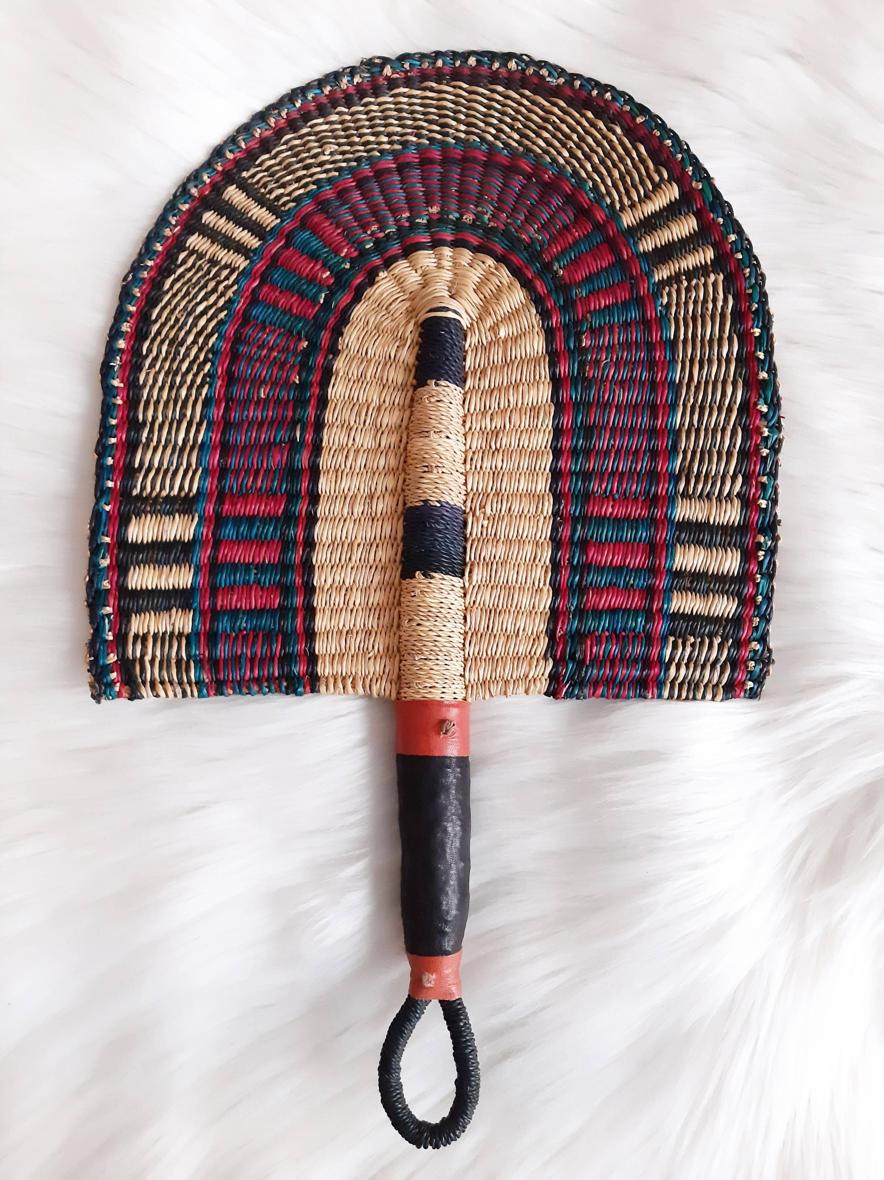 African fan bolga wall decoration of ghana