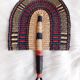 African fan bolga wall decoration of ghana
