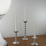 Set of 3 candle holders by Alessandro Mendini for Alessi, Italy 2002