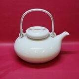Large white porcelain teapot by Carl Gustaf Jahnsson
