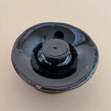 Vintage Modernist Set Of 6 Glass Coffee/Tea Cups With Ceramic Teapot