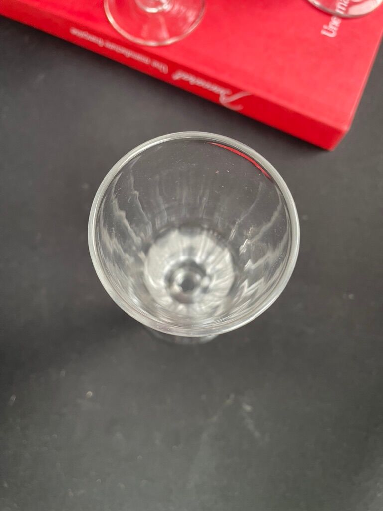 6 champagne flutes baccarat service clermont - xixth