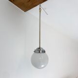 Hanging white opaline ball