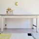 Wood and zinc work table