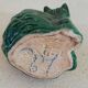 Vide-poche vintage en barbotine