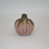 Gilbert Méténier flamed sandstone pitcher with metallic reflections