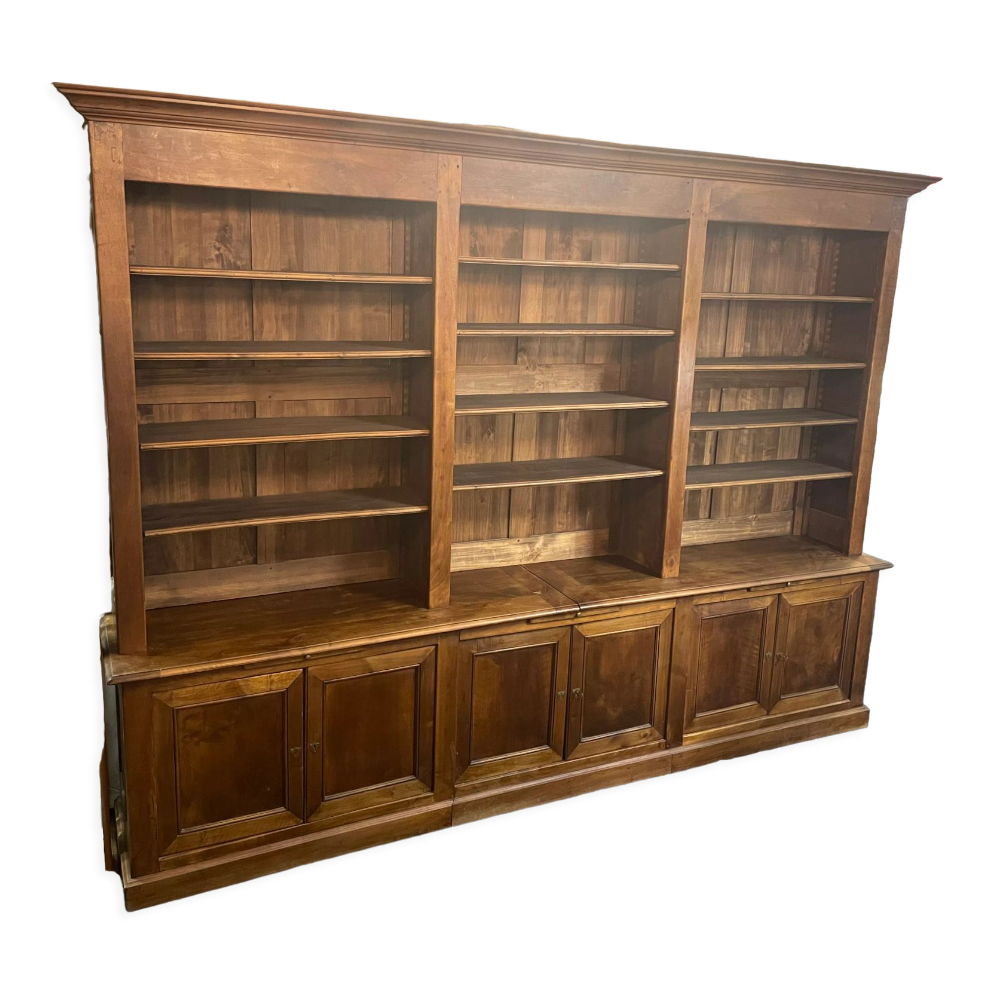 Library walnut apothecary furniture