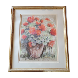 Tableau geraniums