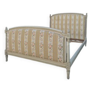 lit style Louis XVI richement - bois