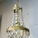 Small basket chandelier hot air balloon