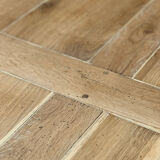 Large farmhouse table in solid oak – 230 cm