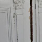 Boiserie XIX° 2x2 portes miroir Louis Philippe H2,46m L4,5m