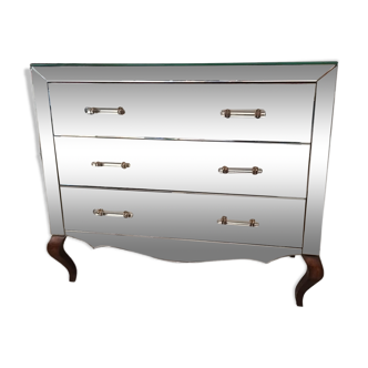 Art Deco mirror chest of drawers