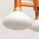 Orange Vintage Space Age Pendant Lamp