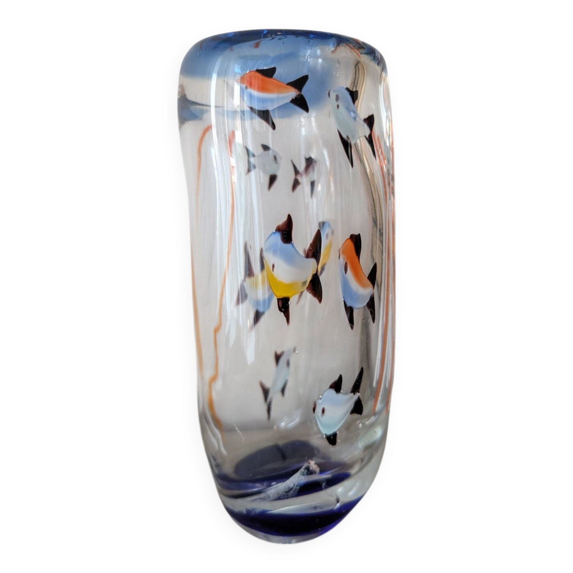 Alfredo Barbini Murano Vase